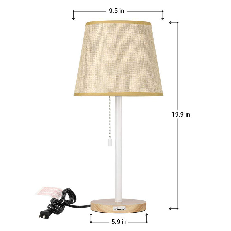 Wood Table Lamp