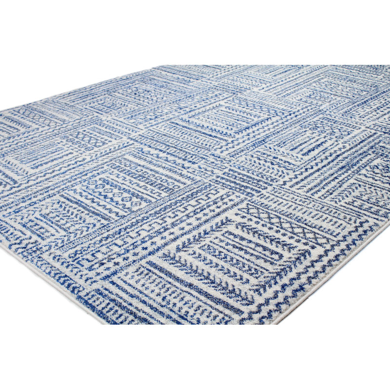 Hynes Geometric Area Rug, Rectangle 152 x 229cm