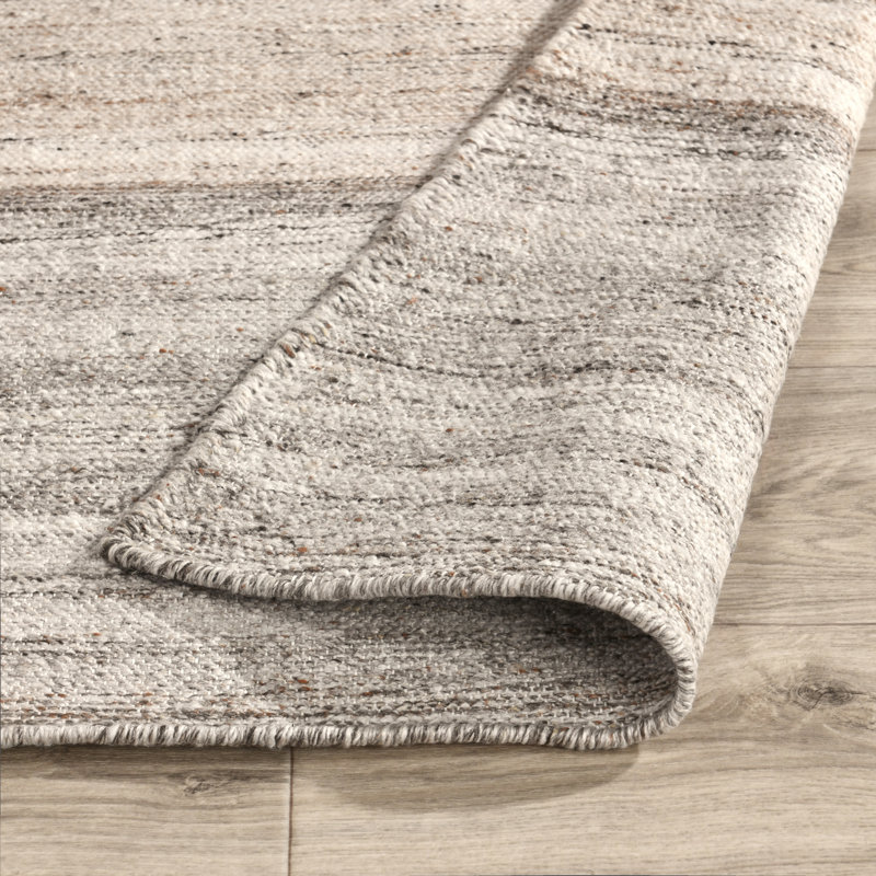 Matilda Multicolor Flat Woven Wool Stripe Runner Rug