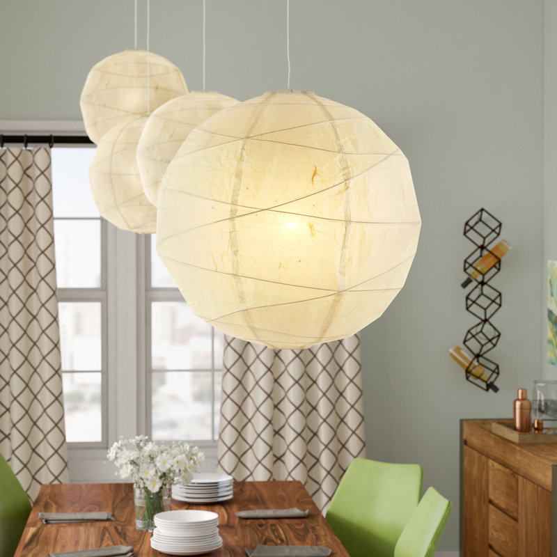 Daughtry 1 - Light Natural Single Pendant, Large