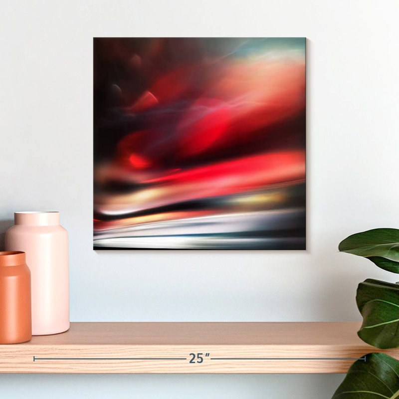 Red, 16" H x 16" W
