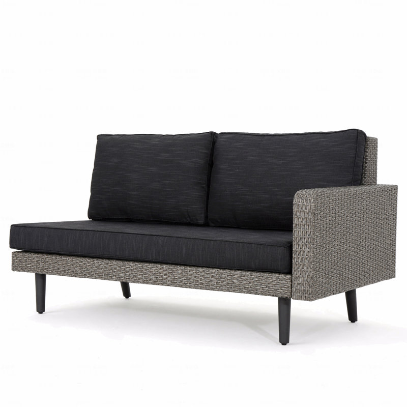 Accoudoir gauche pour canapé Patio Tahiti, gris