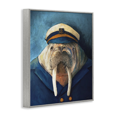 «Sailor Captain Walrus», estampe numérique, design par Kamdon Kreations