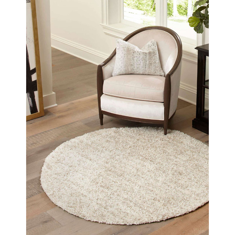 Mitzy Abstract Indoor Rug, Round 5'