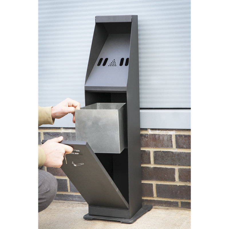 Metal Manual Lift Cigarette Bin - 0L