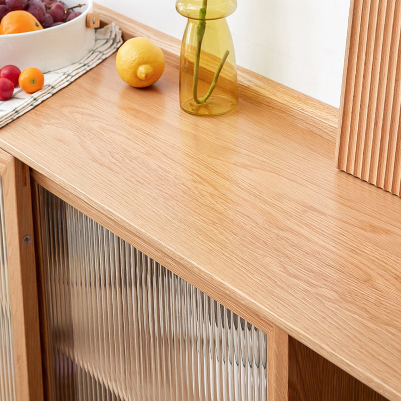 Simple Solid Wood Sideboard for Small Spaces