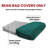 Extra Large Round Velvet Bean Bag Cover -  58" X 58" - Forest Green-124344128