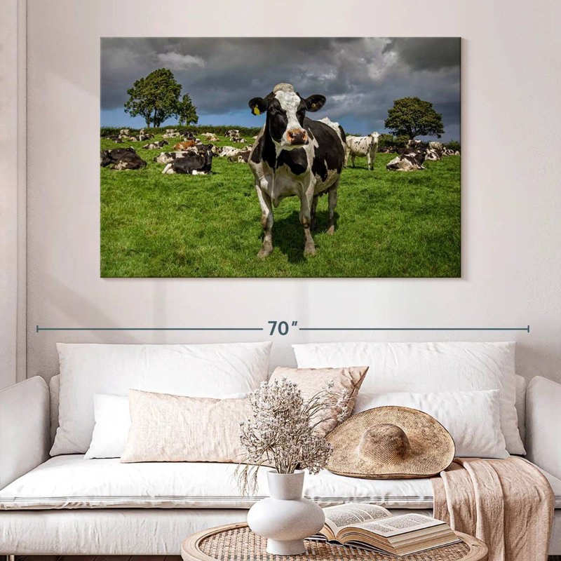 Vache Brampt Holstein, H 34 po x l 51 po