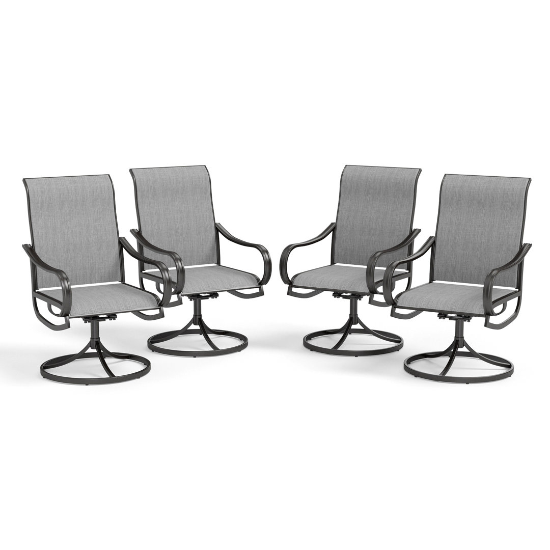 Nako Outdoor Dining Armchair (Set of 4) Wildon Home® 