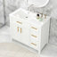 Meuble-lavabo 36 po avec comptoir d'évier