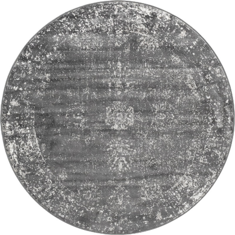 Round Floral Area Rug, Round 152cm