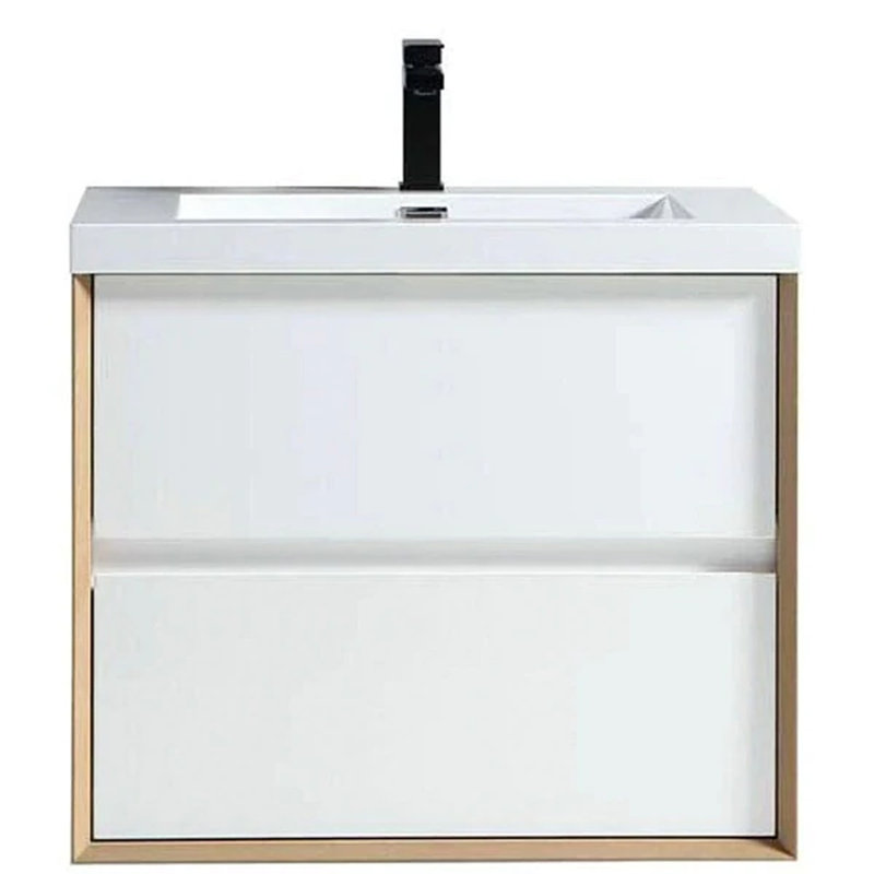 Meuble-lavabo simple 29,3 po, Blanc brillant