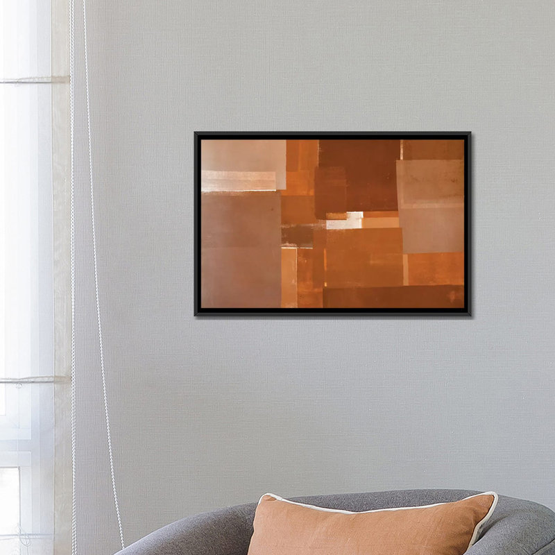 « 40 degrés », reproduction sur toile, H 18 po x l 26 po x P 1,5 po, Toile avec cadre noir, Pas de tapis