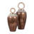 Glam Glass and Resin Jar with Decorative Ring Lid and Modern Silhouette-93456901