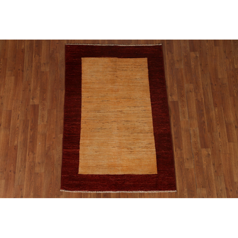 Bordered Gabbeh  Oriental Rug 3x5