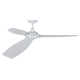 52" Willow 3 - Blade Standard Ceiling Fan with Remote Control