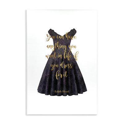 Dress The Part, citation de mode, plaque par Amanda Greenwood