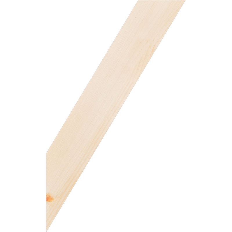 Attelle de genou traditionnelle, H 20 po x l 3,5 po x P 12 po, Douglas (lisse)