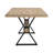 X-Shaped Legs Dining Table (Light Ash)-788603231