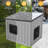 Outdoor Cat House Weatherproof, Clawsable Cat Houses for Cats with Resin Insulated Material-119027639