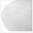 Edo Contemporary Round Dining Table, White Trestle Base
