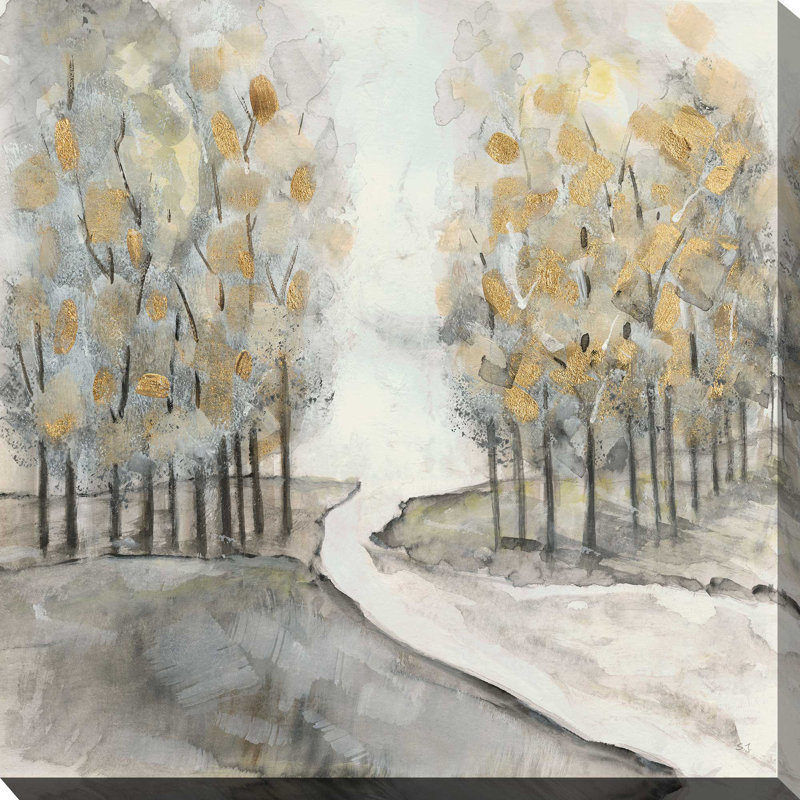 «Grove» par Susan Jill - peinture sur toile tendue, L 18 po x H 18 po, Toile tendue