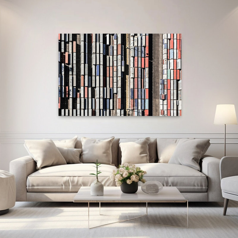 Art contemporain, art contemporain abstrait, H 24 po x l 36 po