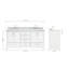 Meuble-lavabo double avec plateau Abshire 73-93359273