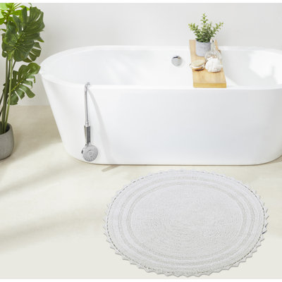 Tapis pour salle de bain réversible touffeté à 100% coton Cygnet 1990 GSM