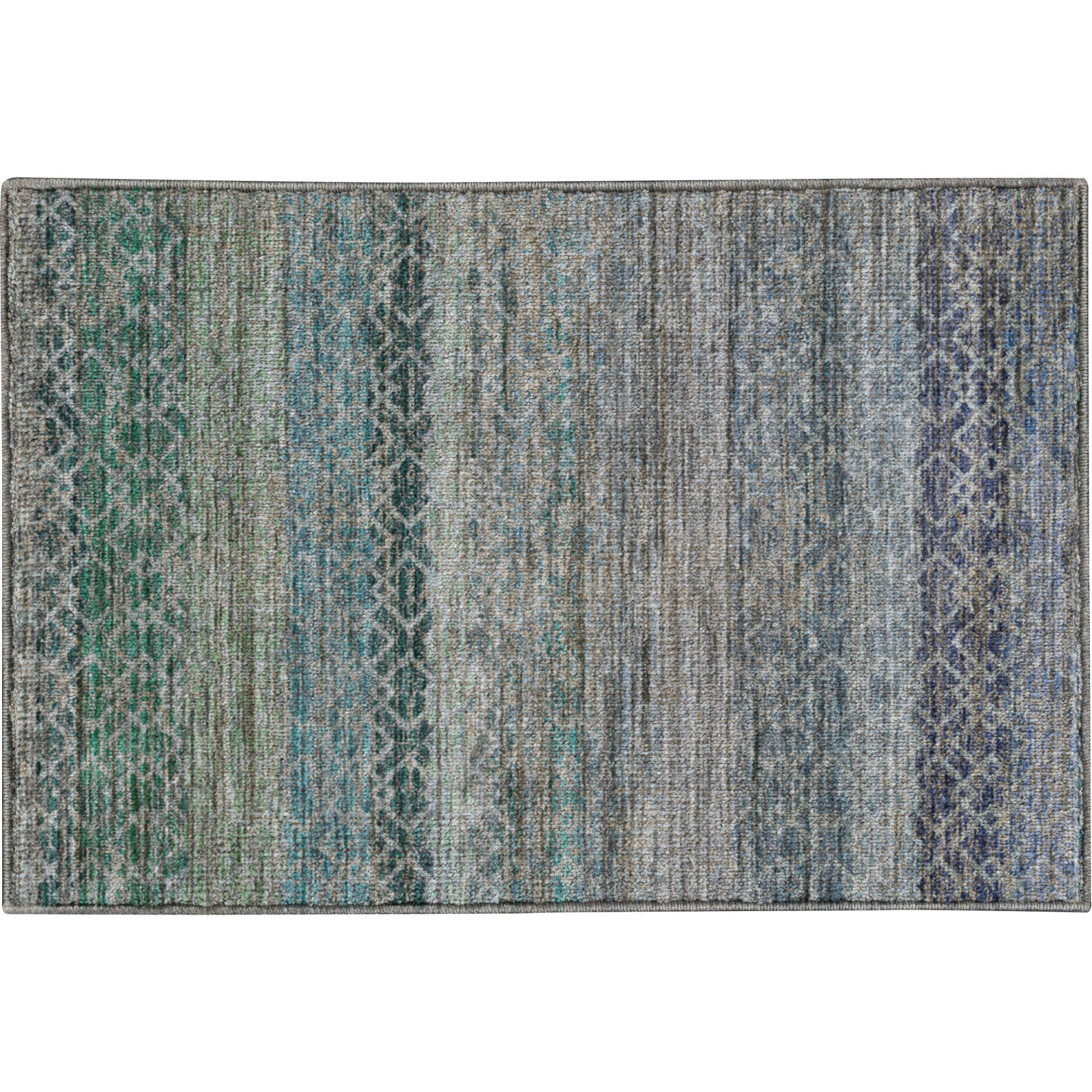 Tirico Geometric Casual Rug, Sky, 2'6" x 3'10"