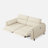 Attalia 74.8-Inch 3D Velvet Fabric Pillow Arm Dual Motor Reclining Sofa with Adjustable Headrest and USB Port-1765748939