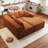 107.8" 3 - Piece No Assembly Required Upholstery Sofa With Pillow Free Combination Cloud Sectional Couch With L-shape Chaise, Deep Seat Modular Sofa For Living Room Bedroom-44056323