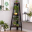 160.5cm H x 70cm W Iron Corner Bookcase