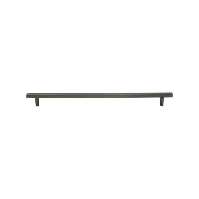Dominique Bar Pull, Brushed Pewter, 3 3/4"