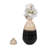 Elegant Two-Tone Ceramic Jar with Lid for Home Decor – Versatile Accent Decor for Shelf Accent, Console Styling, or Table Decor-1789602324