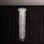Trilliane Strands 5 Light 21in x 72in Chandelier in Polished Stainless Steel with Clear Heritage Handcut Crystals-219920604