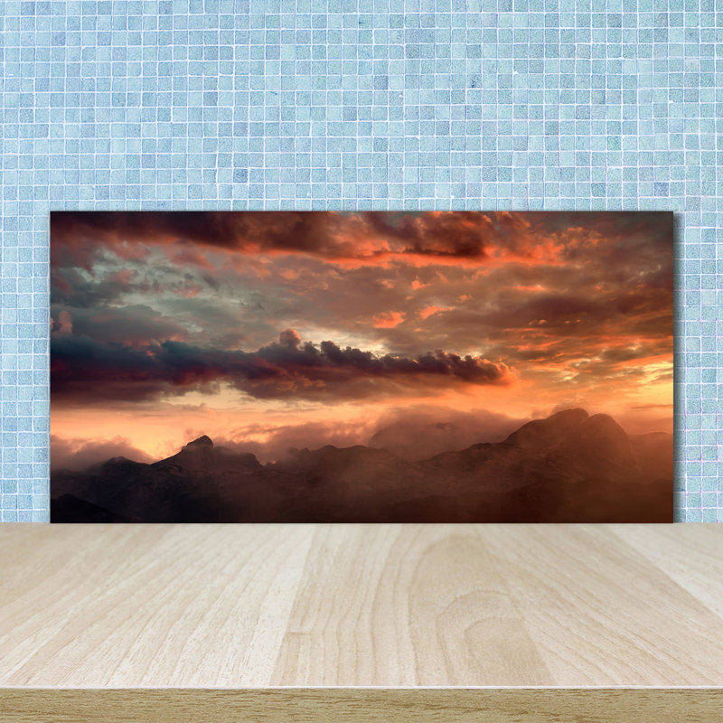 50cm W x 100cm L Glass Peel and Stick Panel