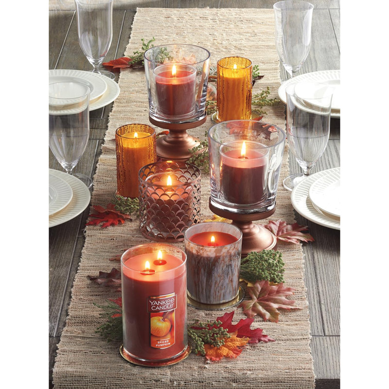 Spiced Pumpkin Scented Jar Candle