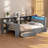 Full Size Multi-Functional Platform Bed with Smart Features-836425011