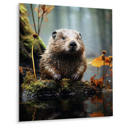 Beaver Animal - Animaux, art mural en métal, salon
