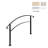 VEVOR Handrails for Outdoor Steps Adjustable Wrought Iron Handrails-98260483-61694610