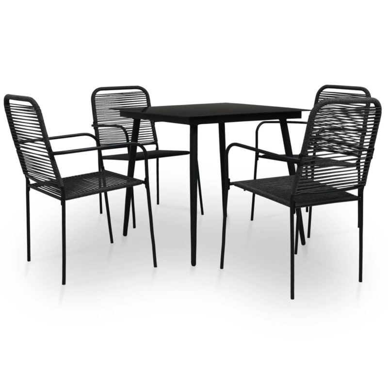 Dorthe 4 - Person Patio Dining Set with Square Table