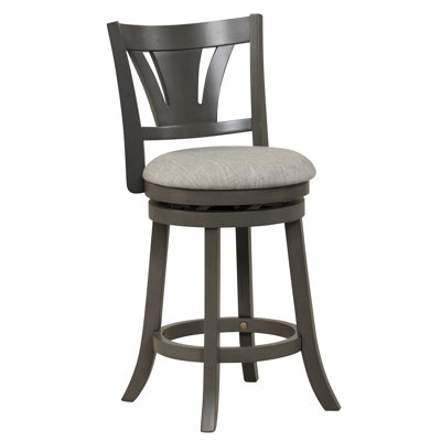 Tabouret de comptoir court pivotant 26,5 po Arshon