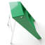 Cadre d'intérieur pliable olive pour la maison, multi-usage comme table d'appoint, tabouret ou, style minimaliste, réglage manuel de la hauteur, fixation au sol, tablettes de rangement, glissement, fabriqué en ABS + acier Q235, profondeur de 17,12 po,
