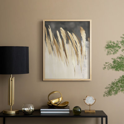 Reproduction encadrée FLORAL Series DCLXIII - bois massif