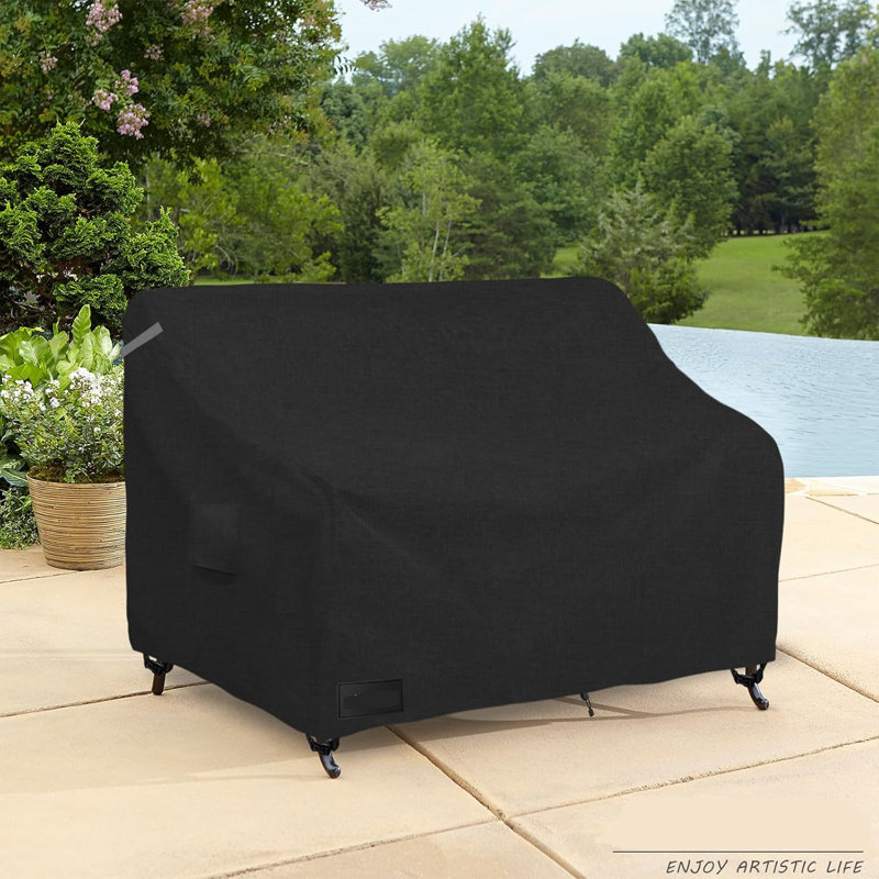 2-Seater Patio Loveseat Cover,58W X 32.5D X 31H Inches Outdoor Couch Cover,100% Waterproof Heavy Duty Patio Sofa Covers,Patio Furniture Covers