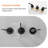 5 Inch Wall Mounted Tub Shower System 3 Handle Shower Faucet Set 6 Spray Brass Shower Trim Kit With Rough-In Valve-113619317