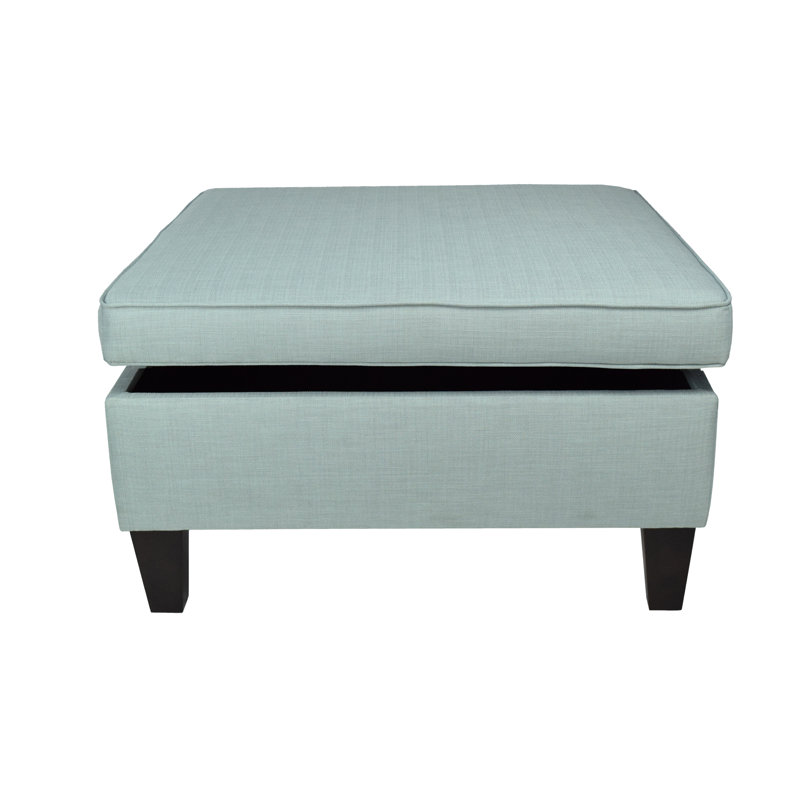 Kwong Upholstered Ottoman, SeaMist