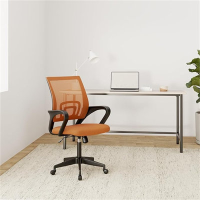 Home Office Chair Ergonomic Desk Chair Mesh Computer Chair with Lumbar Support Armrest Executive Rolling Swivel Adjustable Mid Back Task Chair for Wom