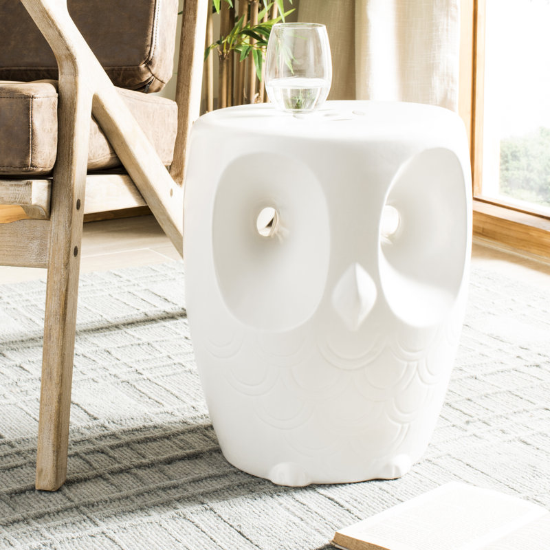 Larkste Ceramic Accent Stool